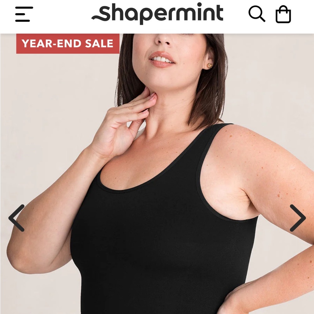 2XL Shapermint Black Tank